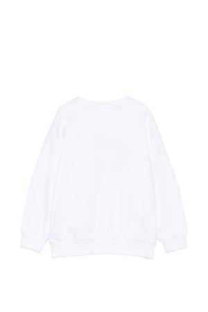 white cotton sweatshirt GIVENCHY KIDS | H3121410P